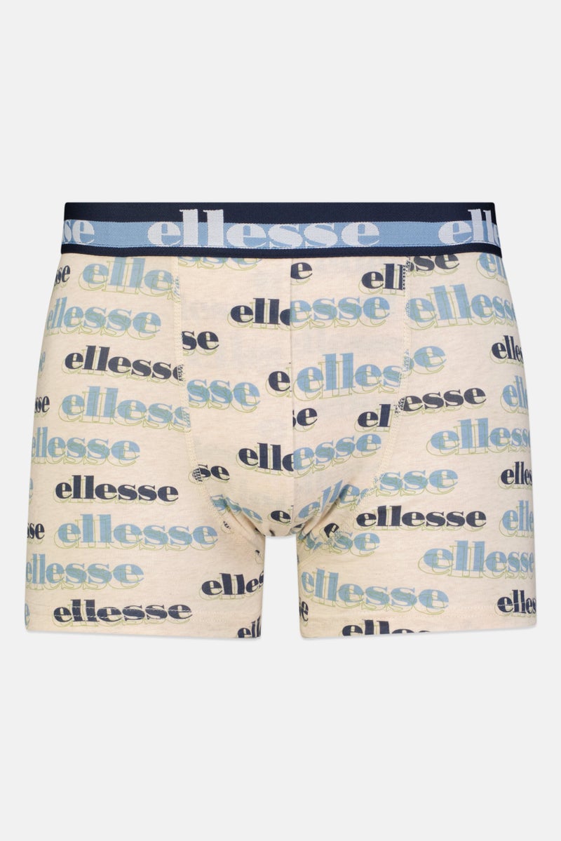 Ellesse Men 3 Pieces Brand Logo Trunks, Multicolor - Image 5